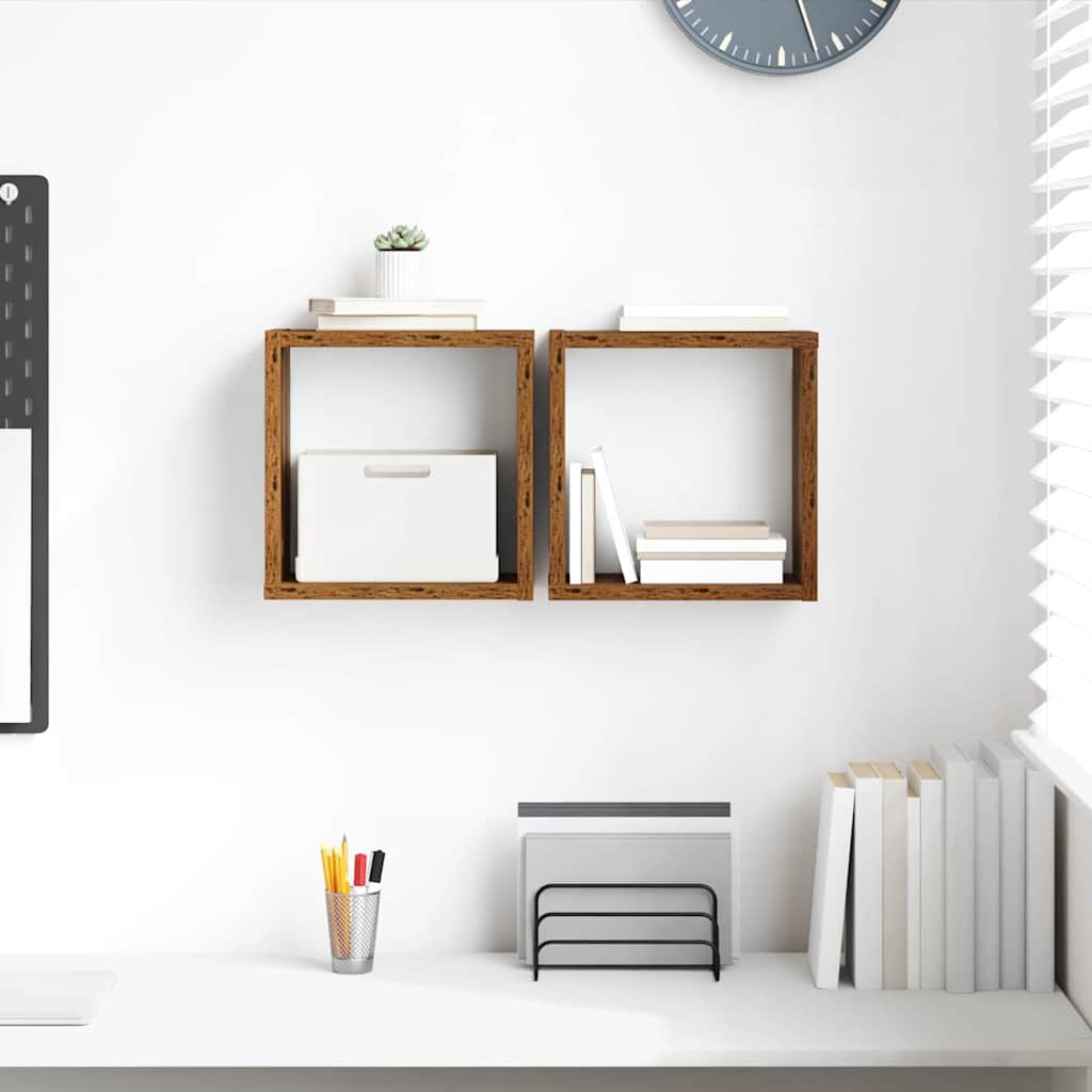 Scaffali da parete Legno vecchio Legno multistrato