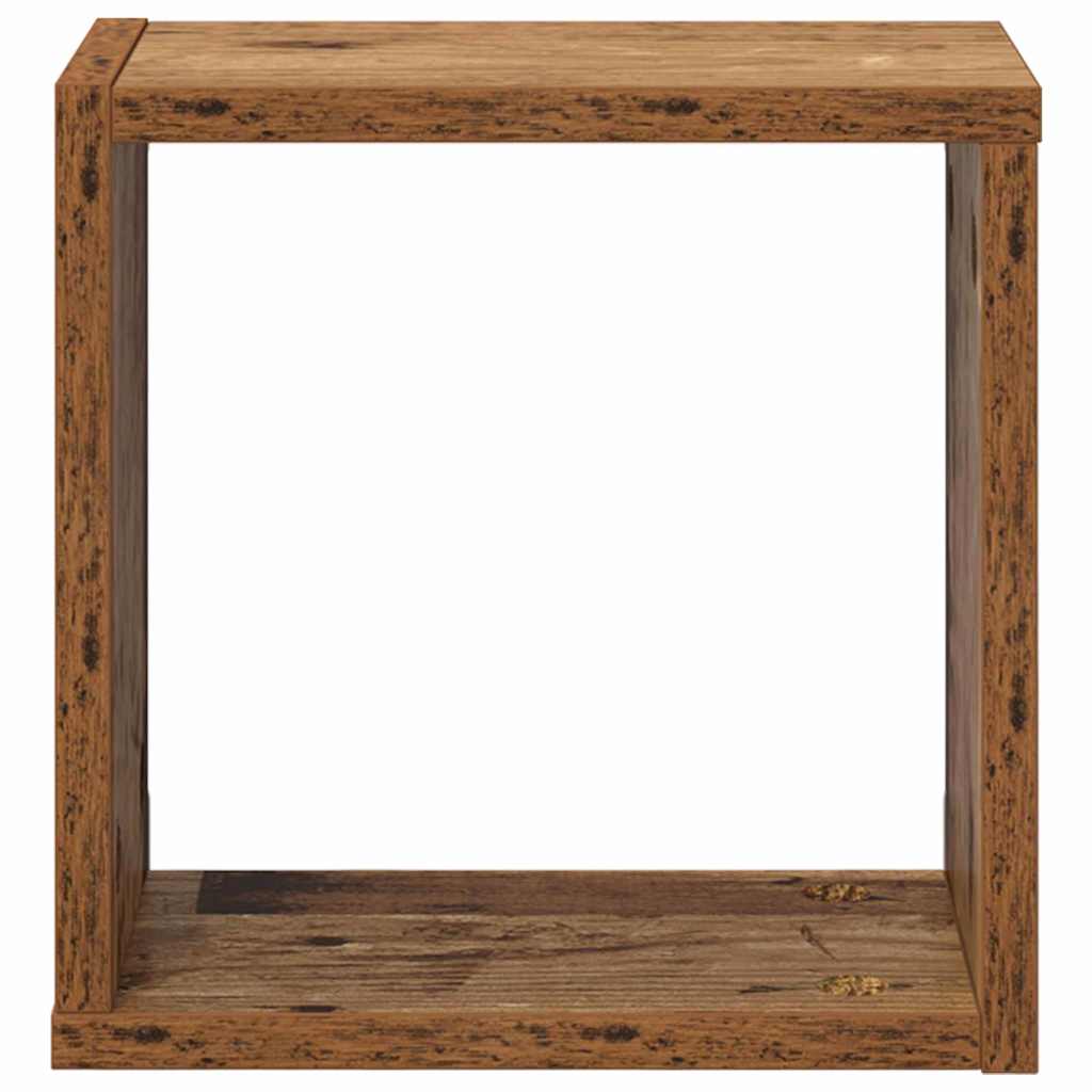 Scaffali da parete 4 pcs Legno vecchio Legno multistrato | homemem39