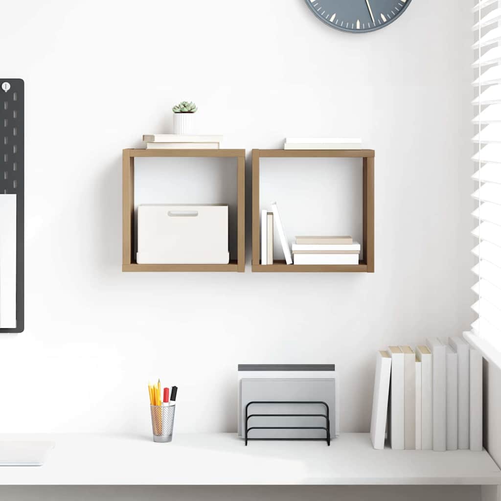 Scaffali da parete Rovere artigianale Legno multistrato