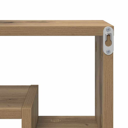 Scaffale da parete A parete rovere artigianale 82 x 15 x 51 cm | homemem39