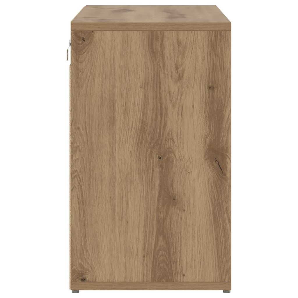 Mobile per scarpe Rovere artigianale 77,5 x 30 x 51 cm
