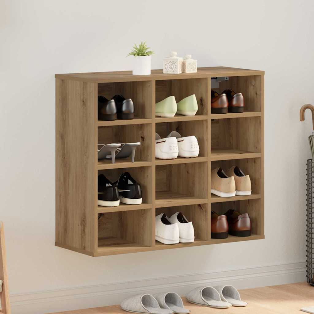 Mobile per scarpe Rovere artigianale 77,5 x 30 x 67 cm