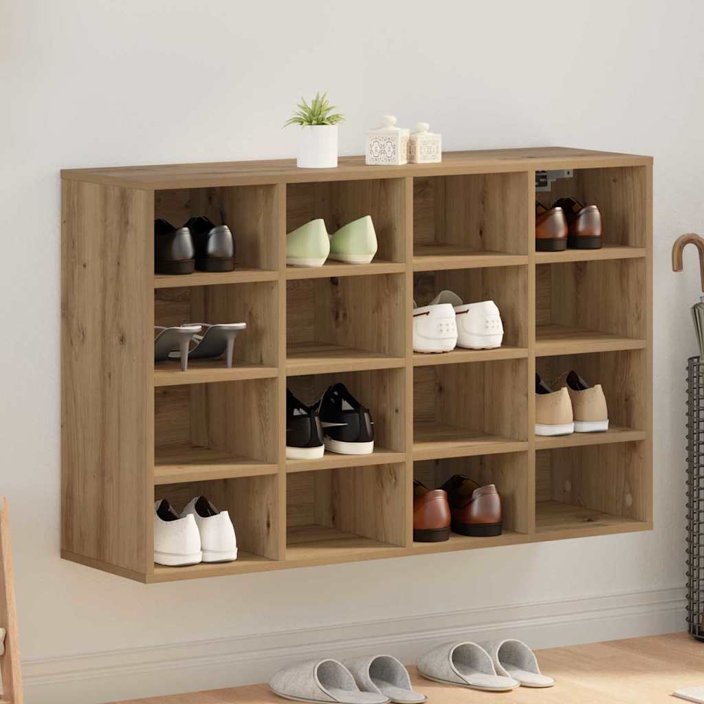 Mobile per scarpe Rovere artigianale 103 x 30 x 67 cm