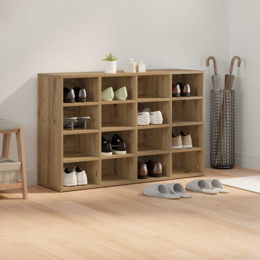 Mobile per scarpe Rovere artigianale 103 x 30 x 67 cm