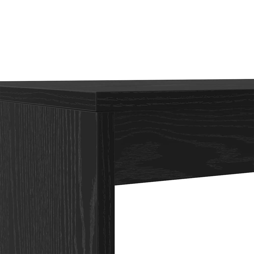 Set da pranzo 2 pcs Rovere nero Legno multistrato