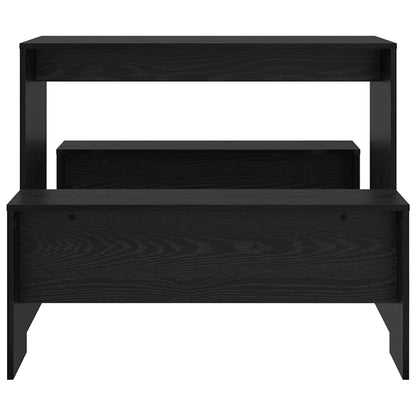 Set da pranzo 2 pcs Rovere nero Legno multistrato