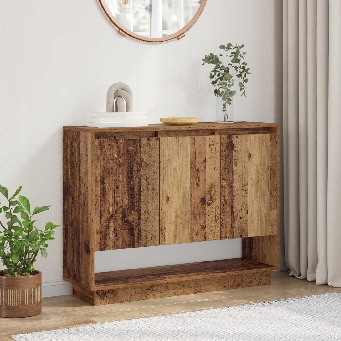 Credenza Legno vecchio 97 x 29 x 75 cm Legno multistrato