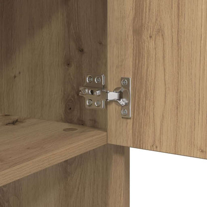 Credenza Rovere artigianale 97 x 29 x 75 cm Legno multistrato