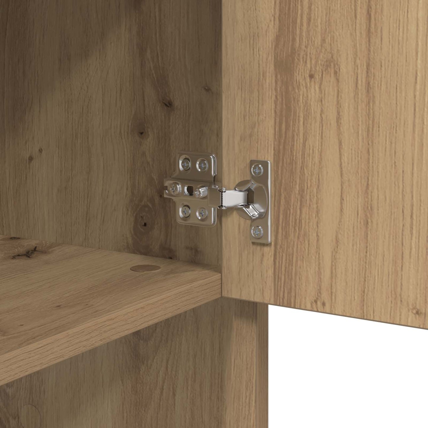 Credenza Rovere artigianale 97 x 29 x 75 cm Legno multistrato