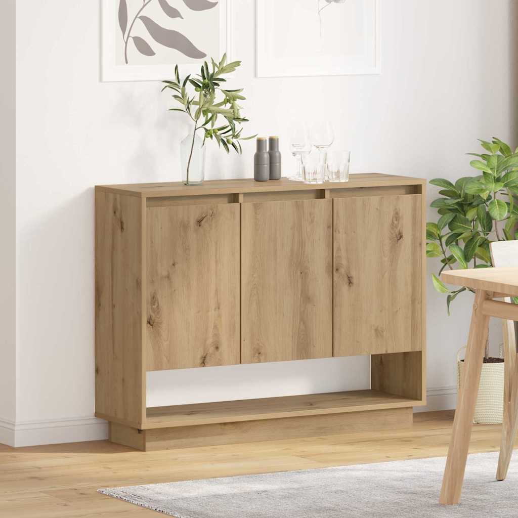 Credenza Rovere artigianale 97 x 29 x 75 cm Legno multistrato