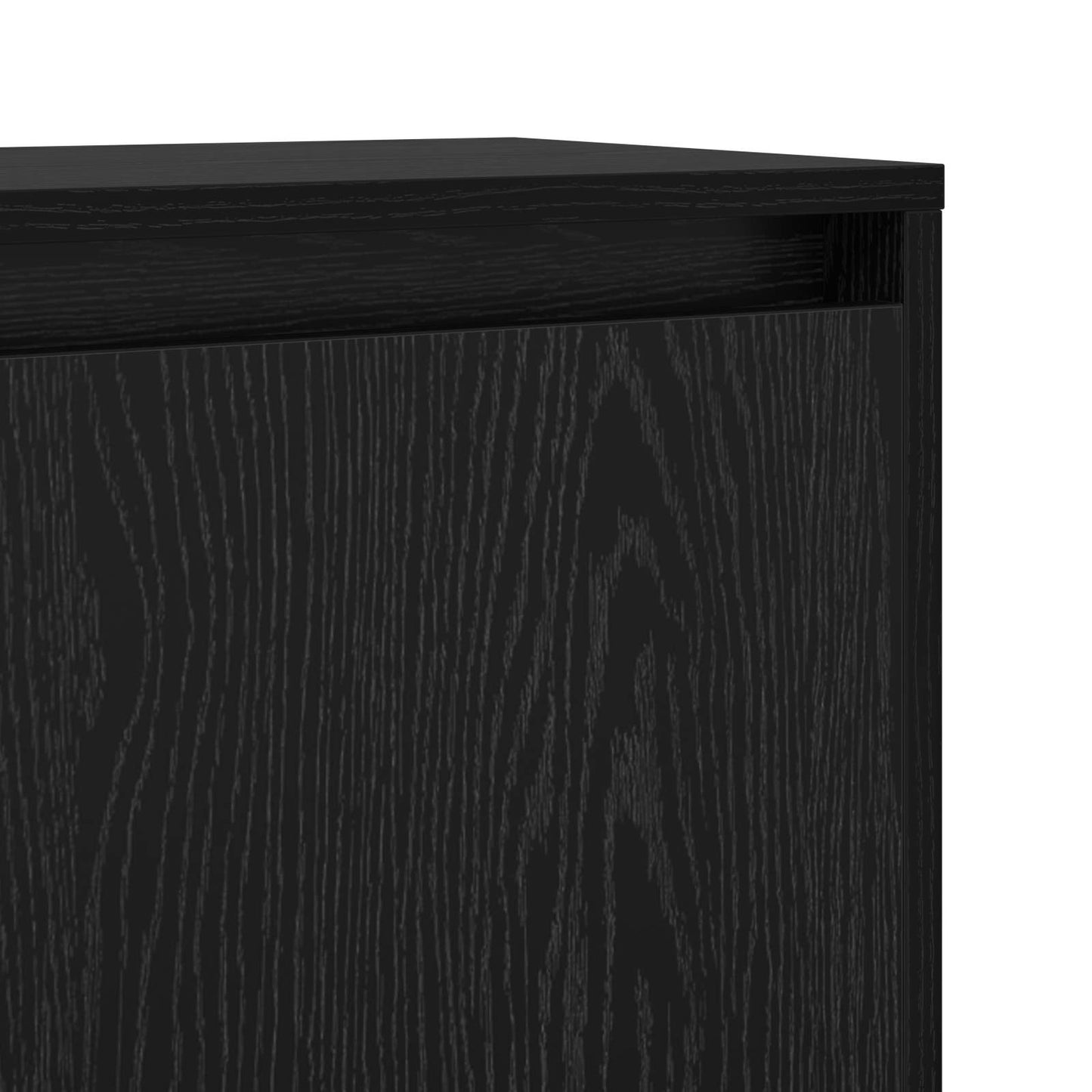 Credenza Rovere Nero 97 x 29 x 75 cm Legno multistrato