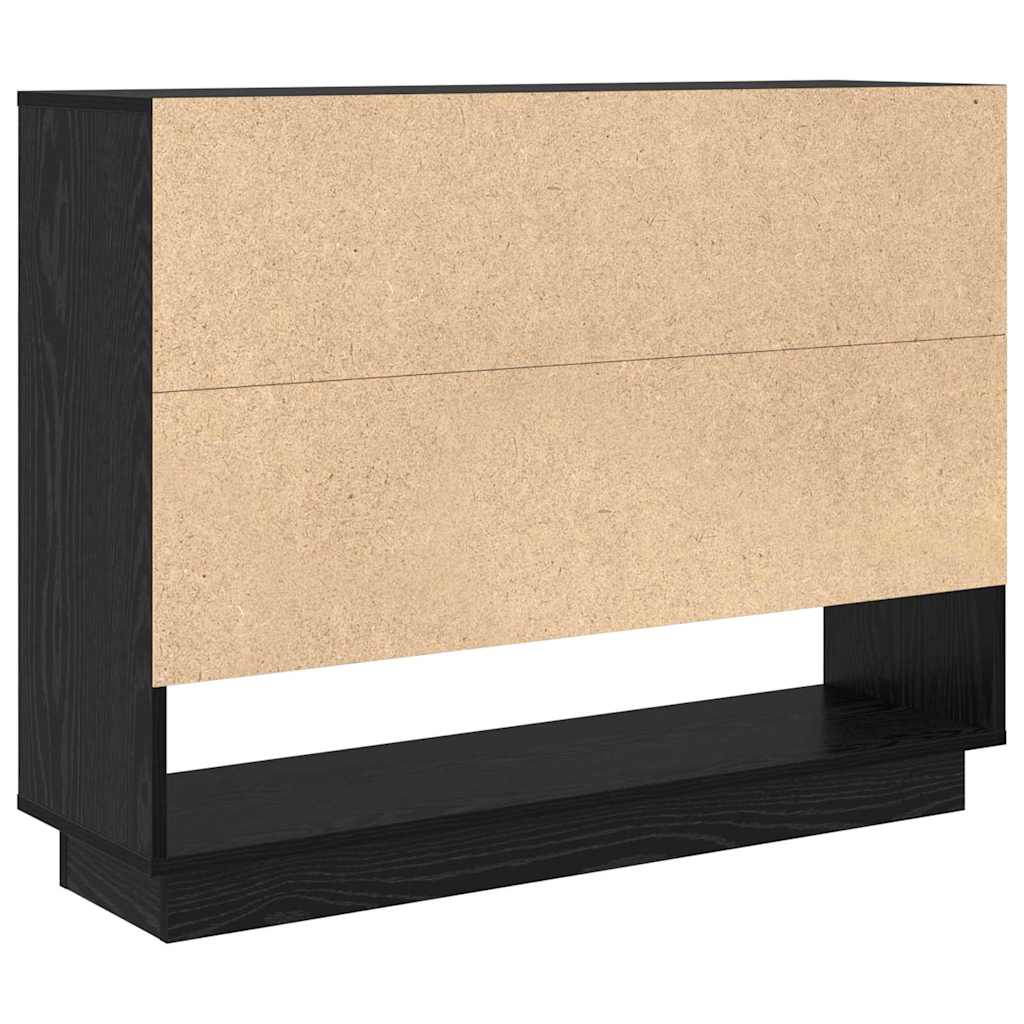 Credenza Rovere Nero 97 x 29 x 75 cm Legno multistrato