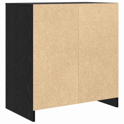 Credenza Rovere Nero 70 x 41 x 75 cm Legno multistrato
