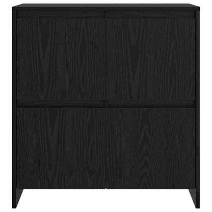 Credenza Rovere Nero 70 x 41 x 75 cm Legno multistrato