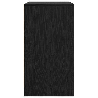 Credenza Rovere Nero 70 x 41 x 75 cm Legno multistrato