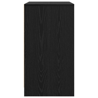 Credenza Rovere Nero 70 x 41 x 75 cm Legno multistrato