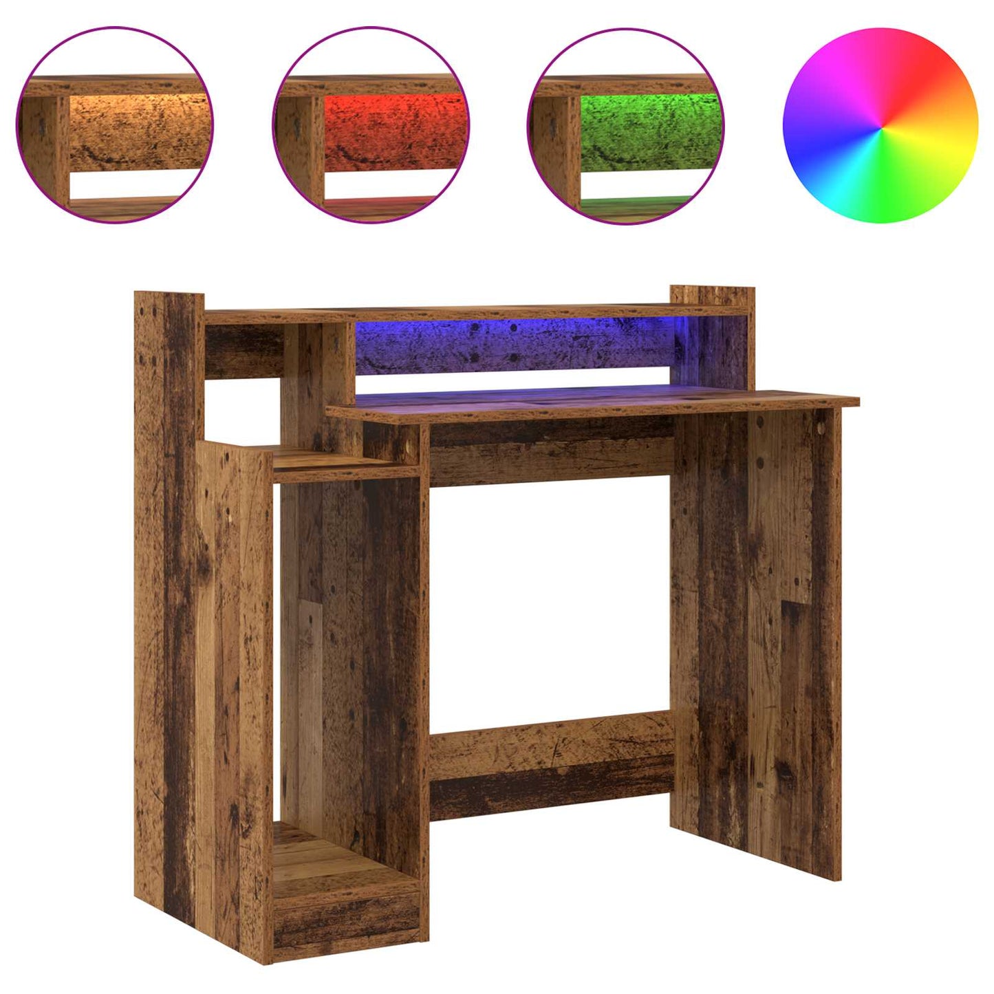 Scrivania Legno vecchio 97 x 45 x 90 cm Legno multistrato