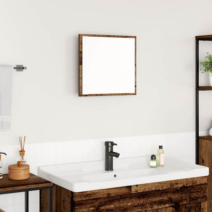 Specchio da bagno LED Legno vecchio 40 x 37 x 8.5 cm | homemem39