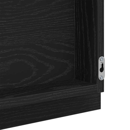 Specchio da bagno LED Rovere Nero 40 x 37 x 8.5 cm | homemem39
