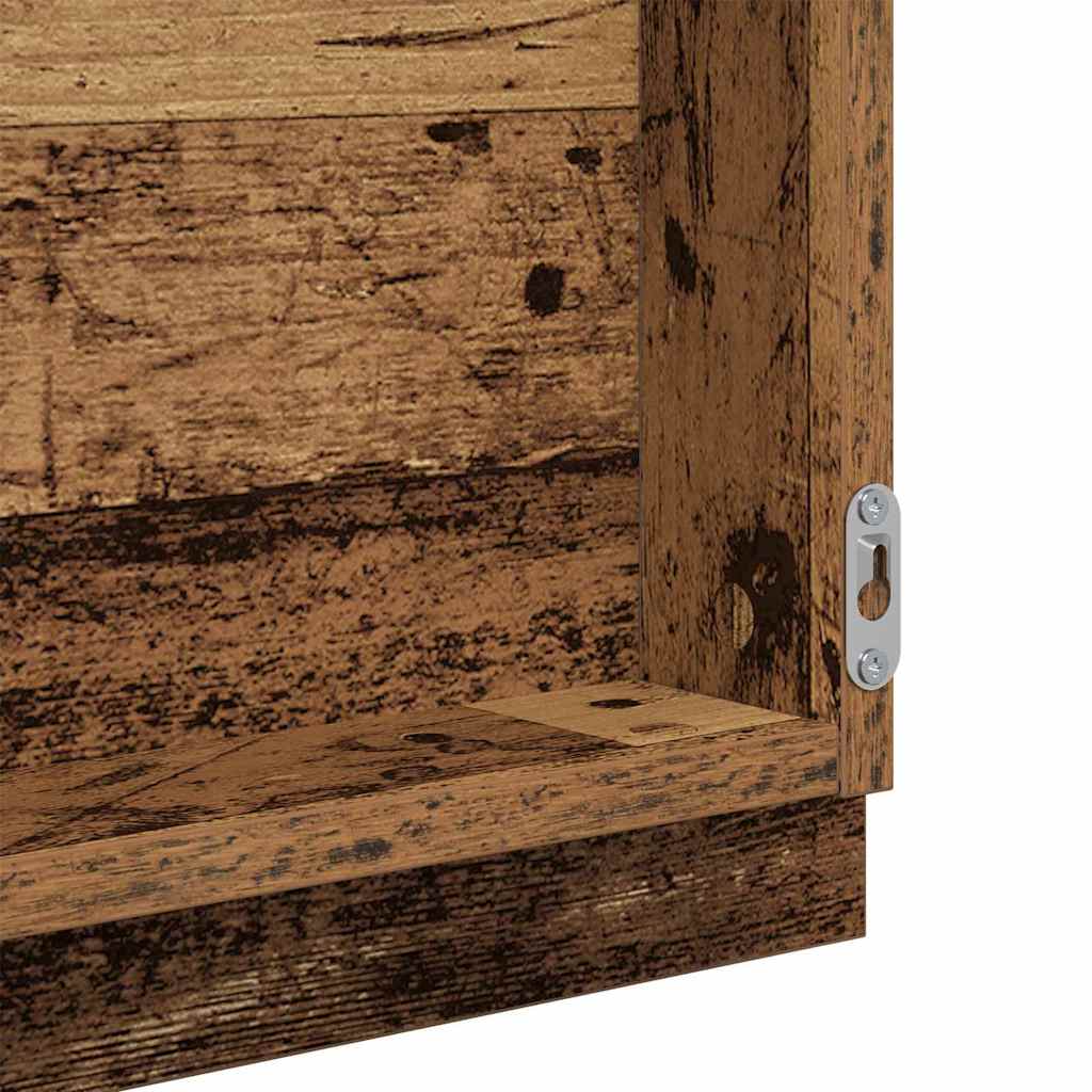 Specchio Legno vecchio 90 x 8,5 x 37 cm Legno ingegnerizzato | homemem39
