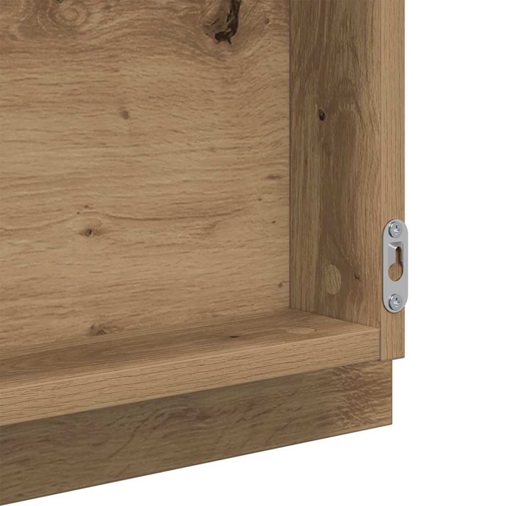 Specchio Rovere artigianale 90 x 8,5 x 37 cm | homemem39