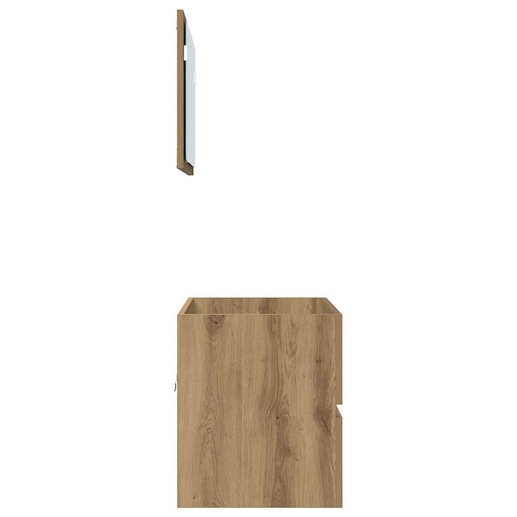 Set di mobili per il bagno 2 pcs Rovere artigianale