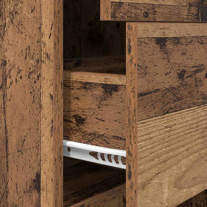 Armadio per Libri Legno vecchio 40 x 35 x 180 cm | homemem39