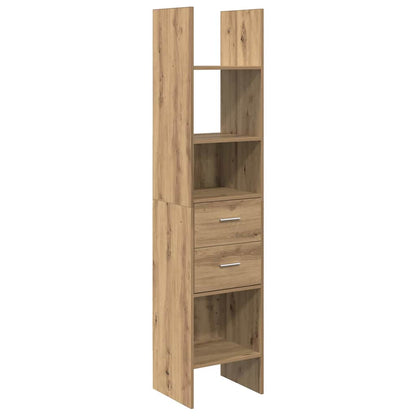 Armadio per Libri rovere artigianale 40 x 35 x 180 cm