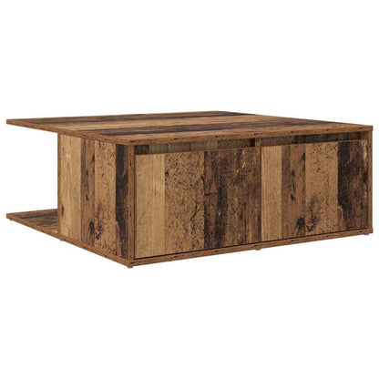 Tavolino da salotto con cassetto Legno antico 80 x 80 x 31 cm