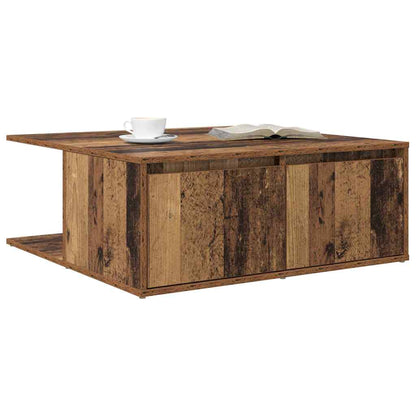 Tavolino da salotto con cassetto Legno antico 80 x 80 x 31 cm