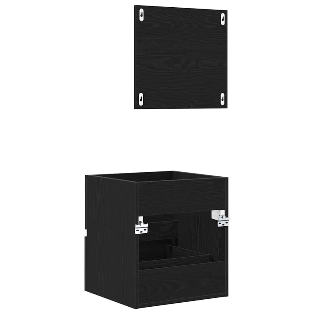 Mobile da Bagno Rovere Nero 41 x 38,5 x 45 cm | homemem39