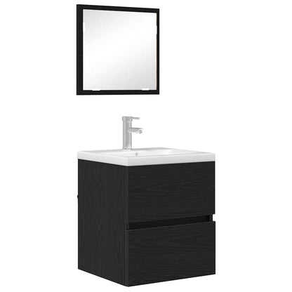 Mobile da Bagno Rovere Nero 41 x 38,5 x 45 cm | homemem39