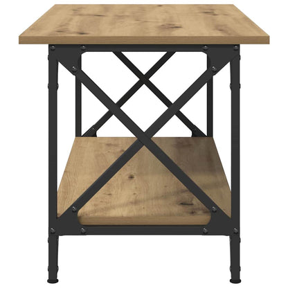 Tavolino da salotto rovere artigianale 80 x 45 x 45.5 cm