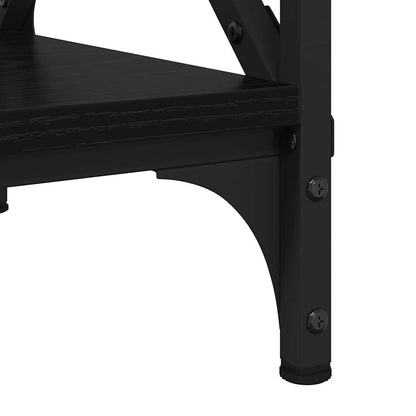 Tavolino da salotto Rovere nero 80 x 45 x 45.5 cm
