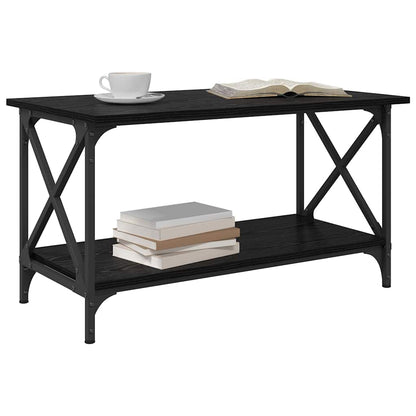 Tavolino da salotto Rovere nero 80 x 45 x 45.5 cm
