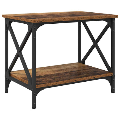 Tavolo laterale Legno vecchio 55 x 38 x 45 cm Legno multistrato