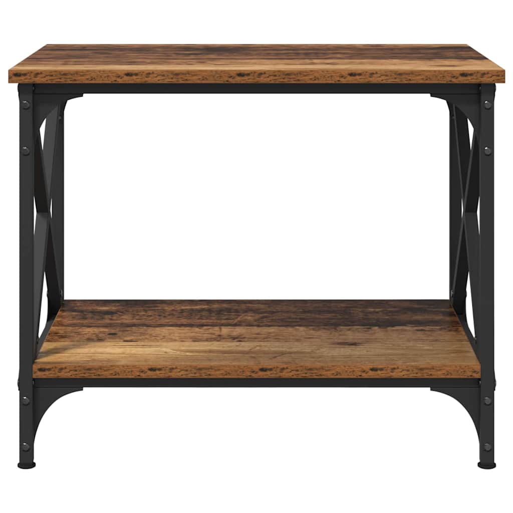 Tavolo laterale Legno vecchio 55 x 38 x 45 cm Legno multistrato