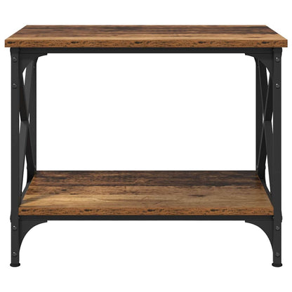 Tavolo laterale Legno vecchio 55 x 38 x 45 cm Legno multistrato