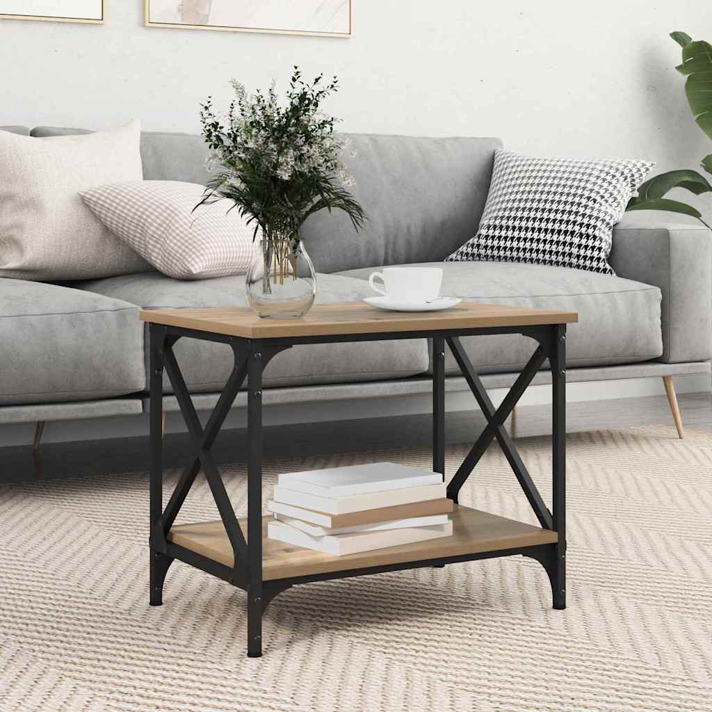 Tavolo laterale Rovere artigianale 55 x 38 x 45 cm