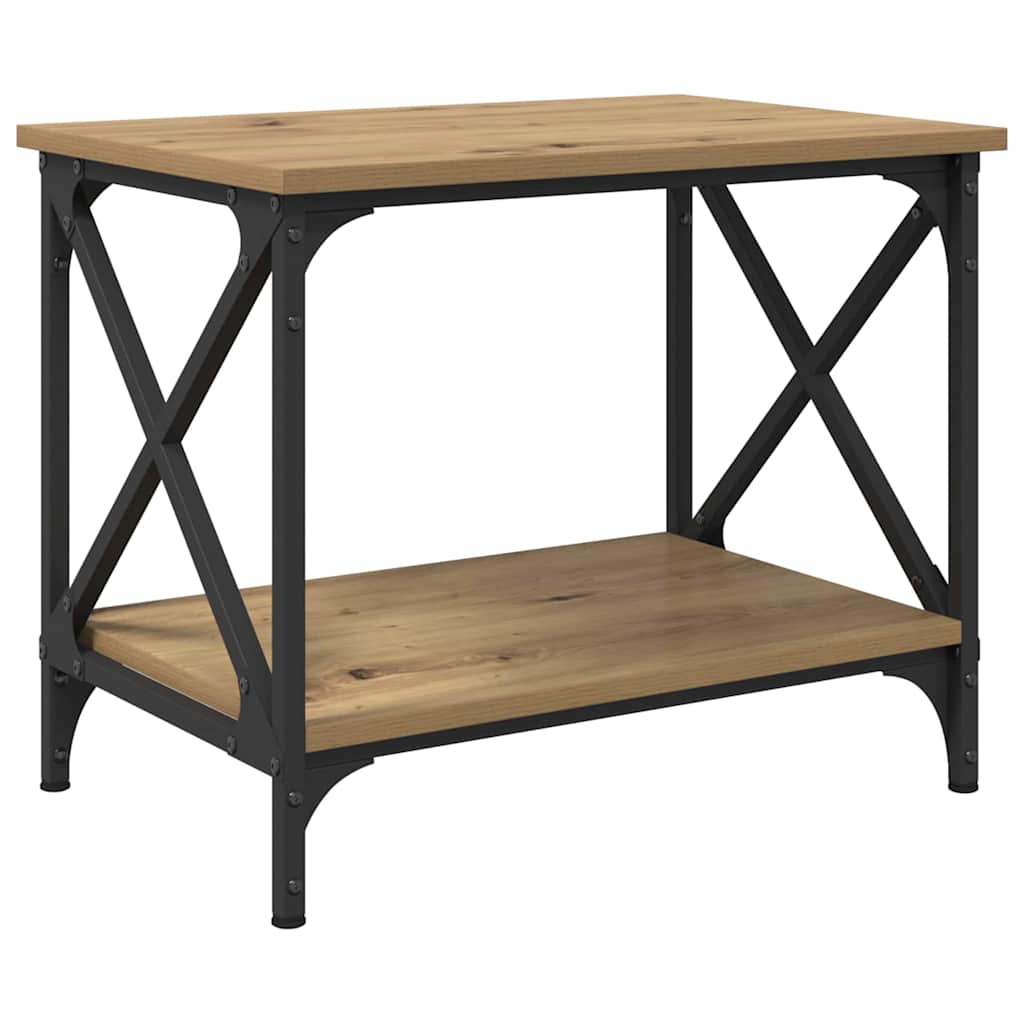 Tavolo laterale Rovere artigianale 55 x 38 x 45 cm