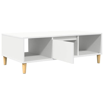 Tavolino da salotto Bianco 102 x 55 x 35 cm Legno multistrato