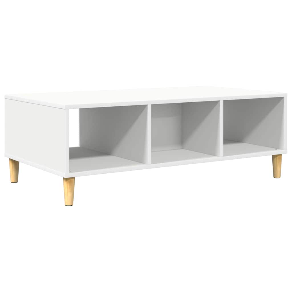 Tavolino da salotto Bianco 102 x 55 x 35 cm Legno multistrato