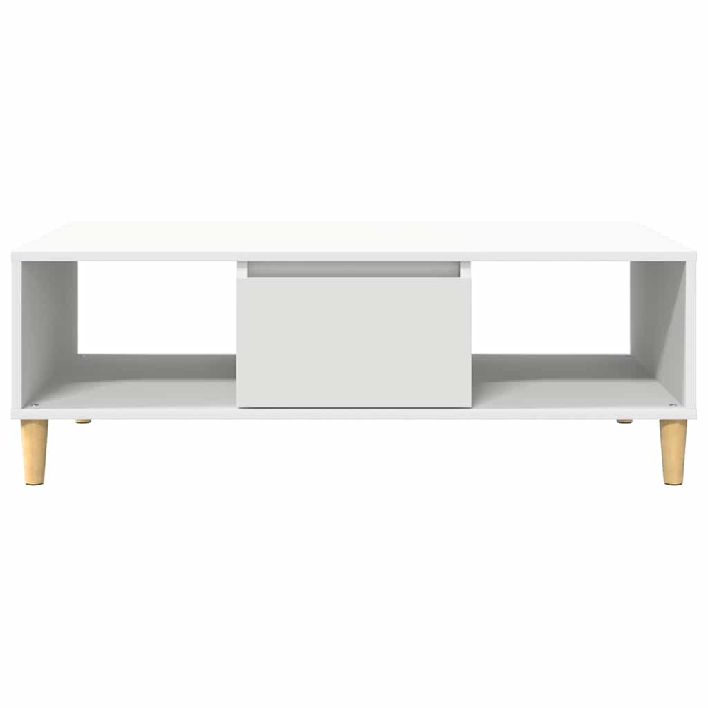 Tavolino da salotto Bianco 102 x 55 x 35 cm Legno multistrato