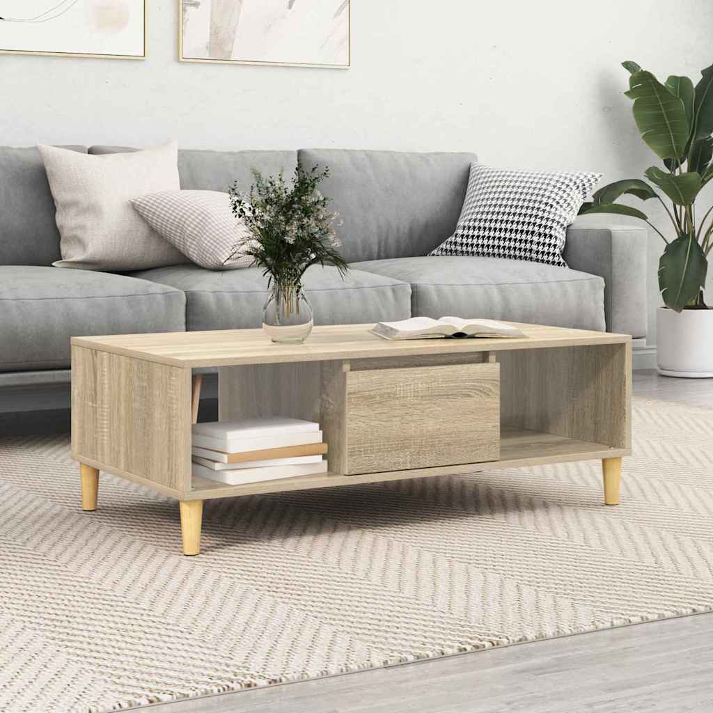 Tavolino da salotto Rovere Sonoma 102 x 55 x 35 cm | homemem39
