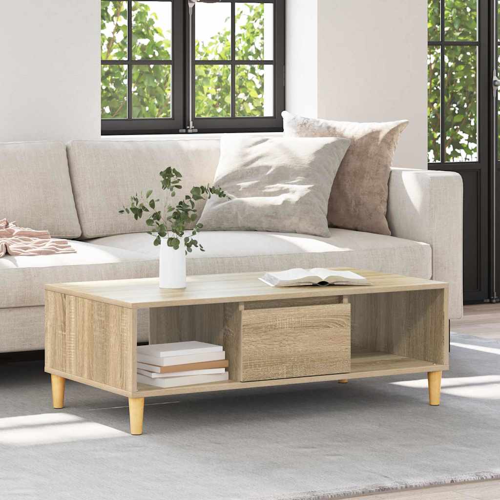 Tavolino da salotto Rovere Sonoma 102 x 55 x 35 cm | homemem39