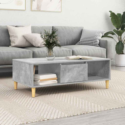 Tavolino da salotto Grigio cemento 102 x 55 x 35 cm | homemem39