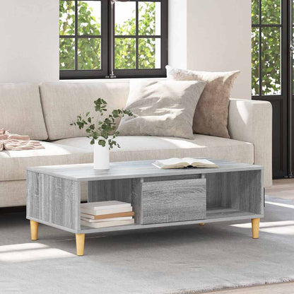 Tavolino da salotto Grigio Sonoma 102 x 55 x 35 cm | homemem39