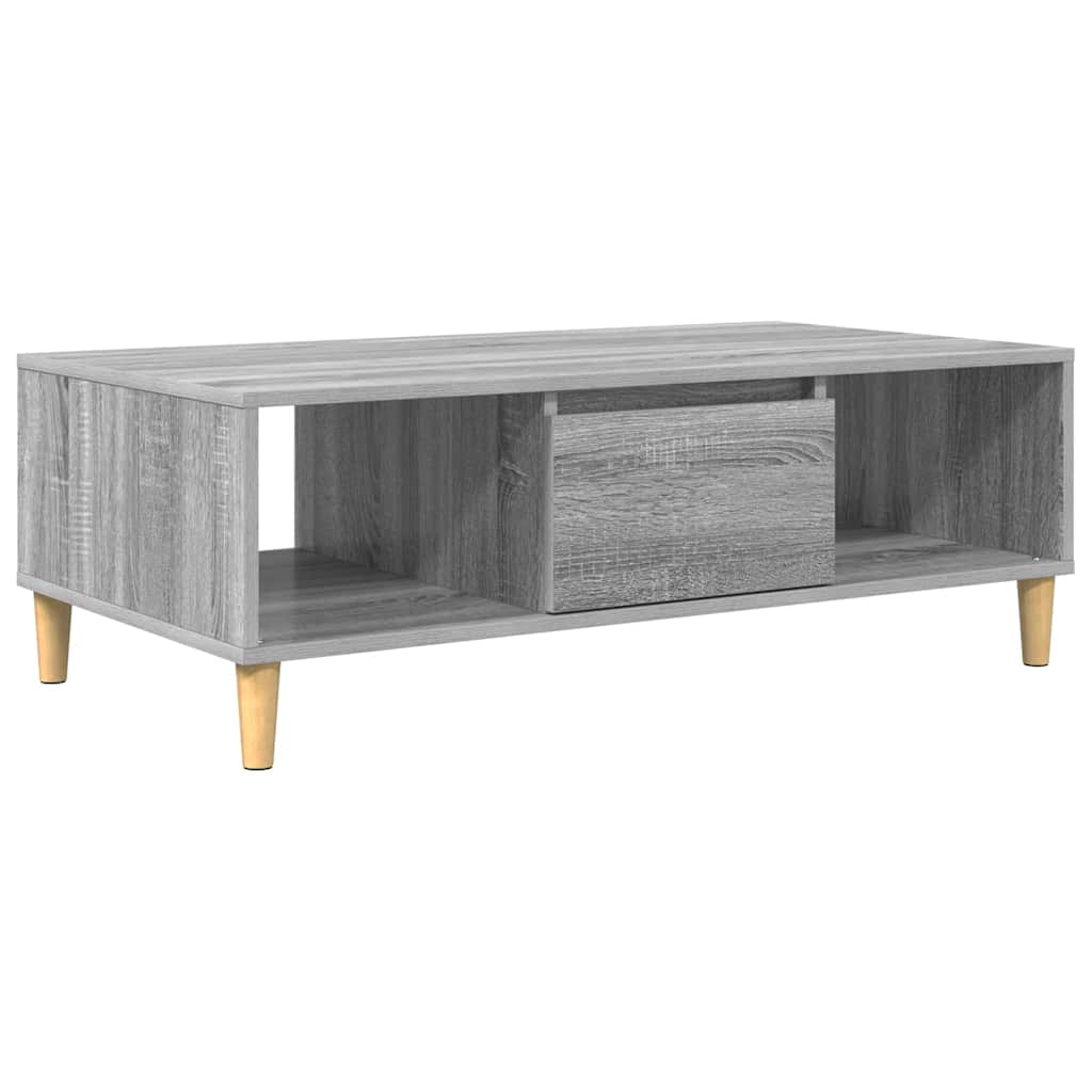 Tavolino da salotto Grigio Sonoma 102 x 55 x 35 cm | homemem39
