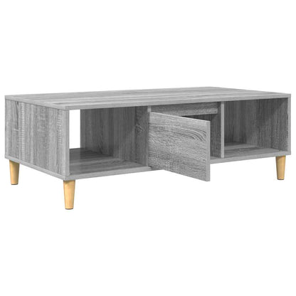 Tavolino da salotto Grigio Sonoma 102 x 55 x 35 cm | homemem39