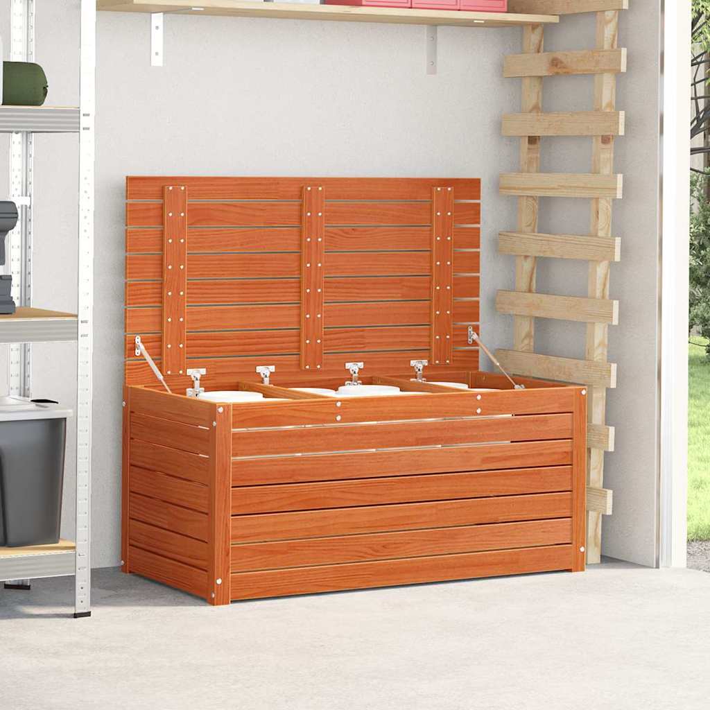 Scatola di Stoccaggio Marrone cerato 101 x 50,5 x 46,5 cm